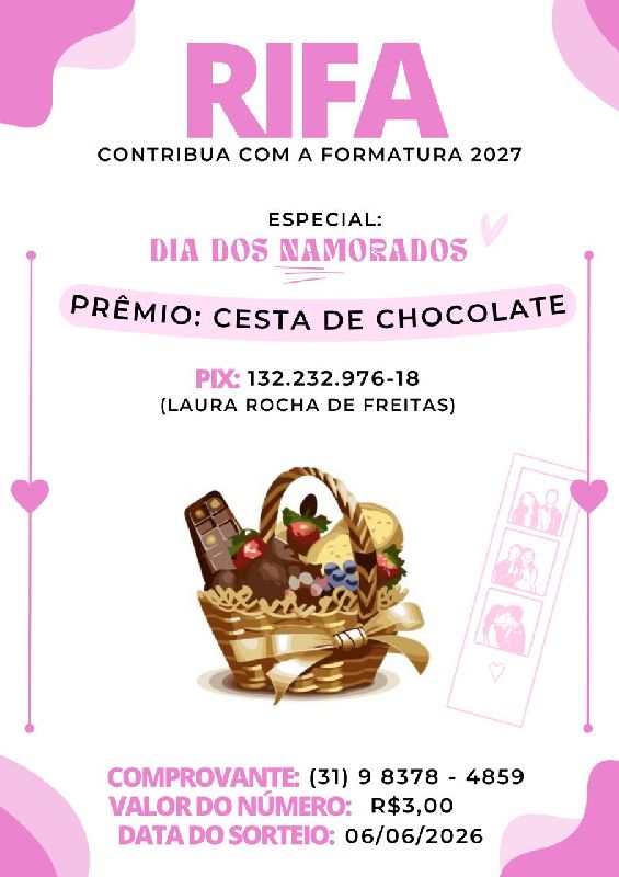 Cesta de chocolate ou Cesta Café da manhã 