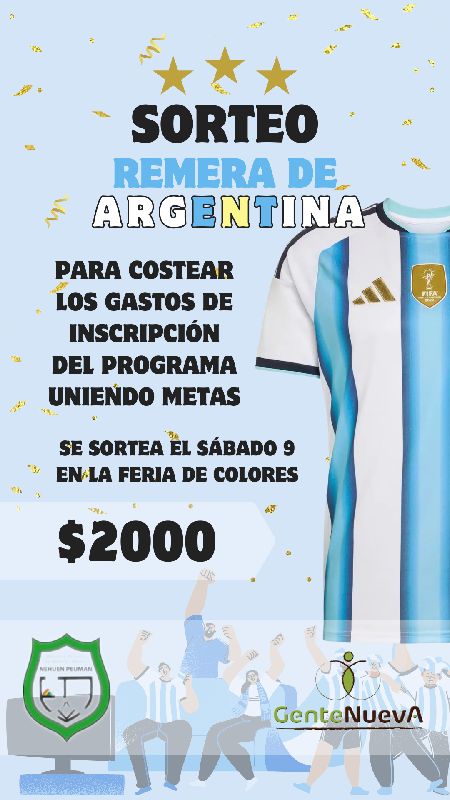 Rifa: Remera Argentina